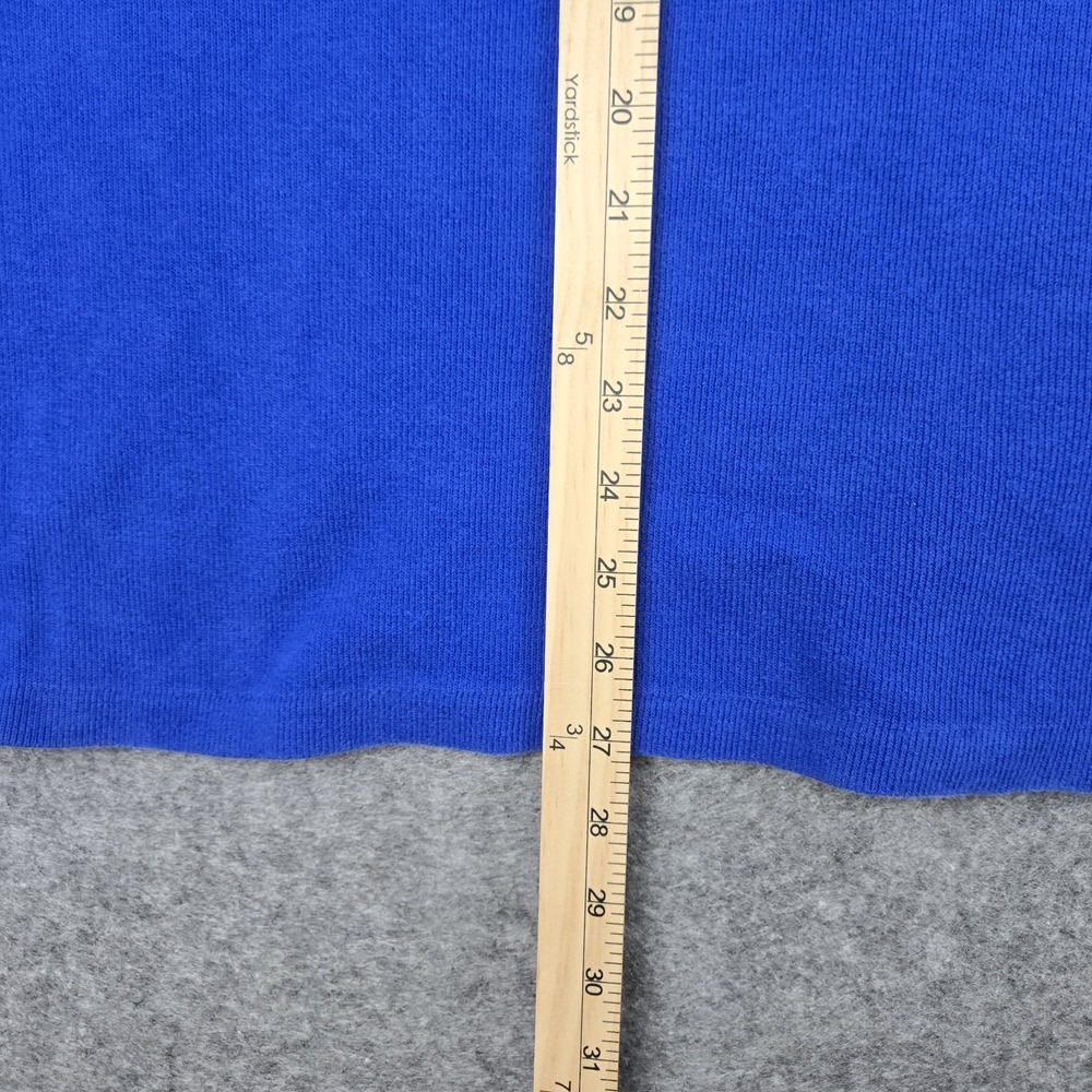Polo Ralph Lauren Sweater Mens 2XL Blue Knit Cotton 1/4 Zip Pullover Preppy Pony - Picture 5 of 8